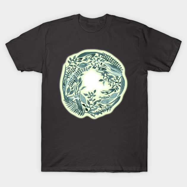 Leaf Wreath T-Shirt by PerrinLeFeuvre